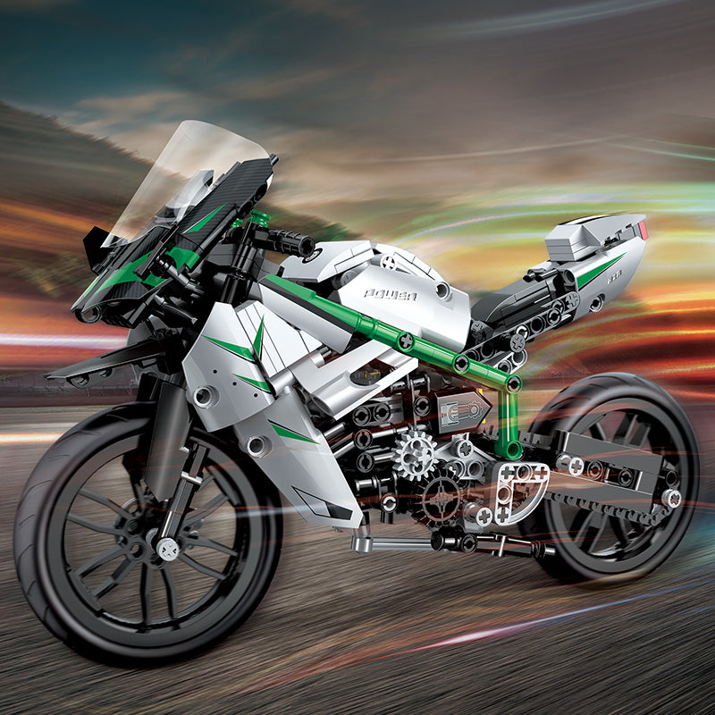 COGO 600PCS Technology Motorcycle Building Block Toys