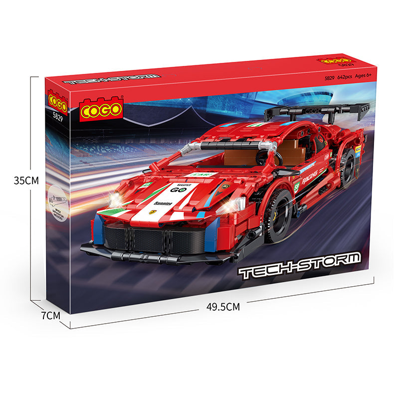 COGO 642PCS Technology Sports Car Building Block Toys