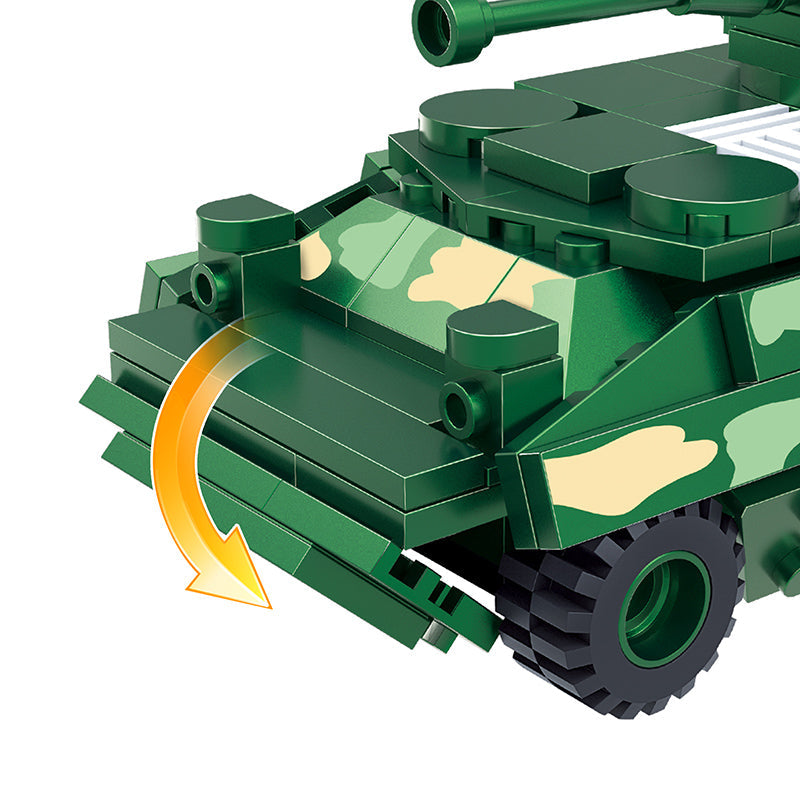 COGO 185PCS Military Armored Vehicle Building Block Toys