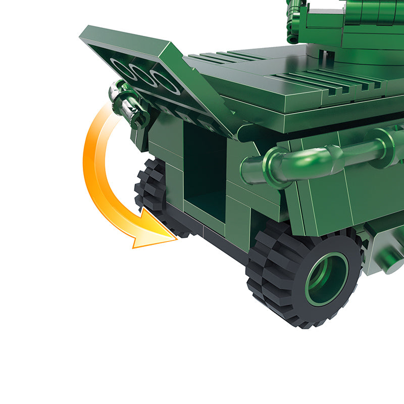 COGO 185PCS Military Armored Vehicle Building Block Toys