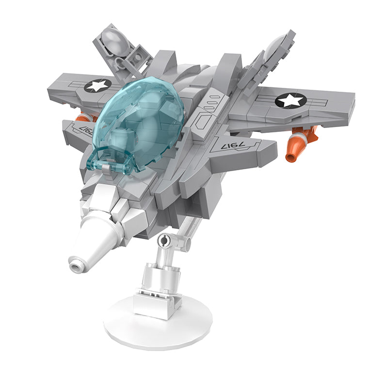 COGO 265PCS Q Version Aircraft Destroyer Building Block Toys