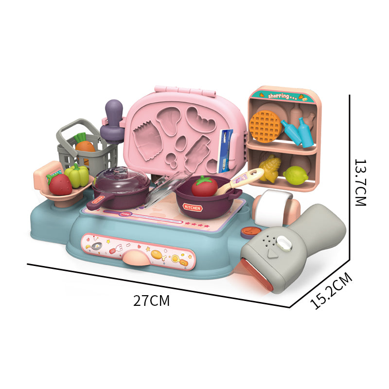 64+Pcs Kitchen & Color Mud Set