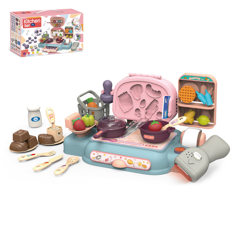 64+Pcs Kitchen & Color Mud Set