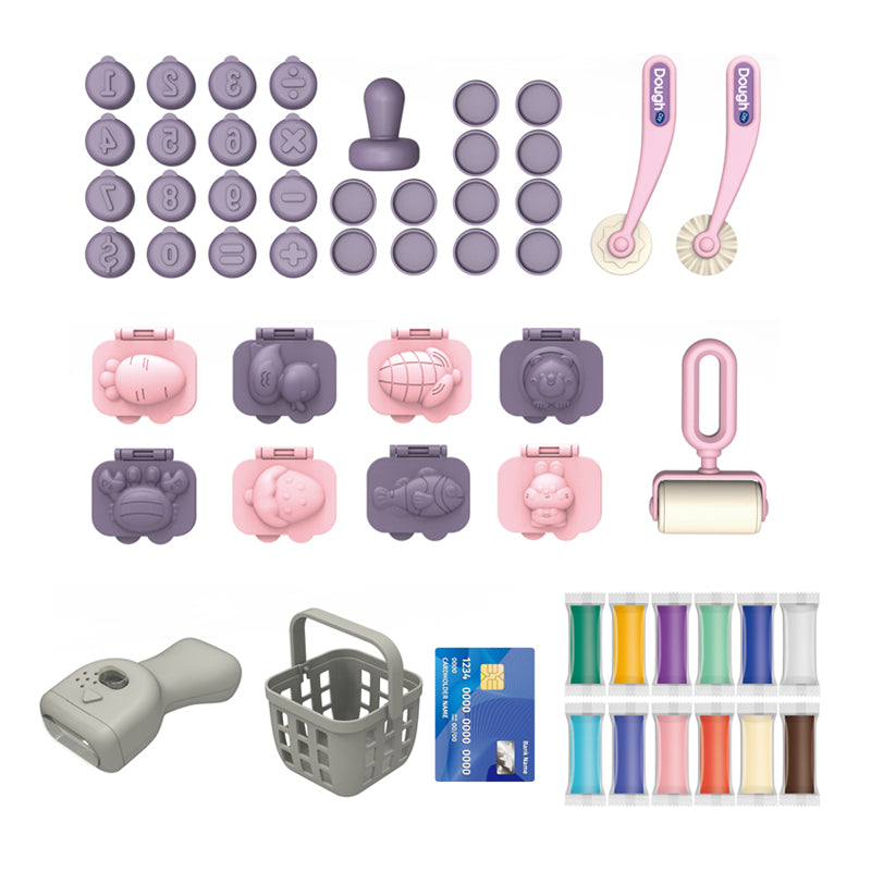 55+Pcs Kitchen & Color Mud Set