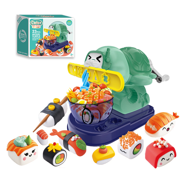 DIY乌龟彩泥套装/青蓝色