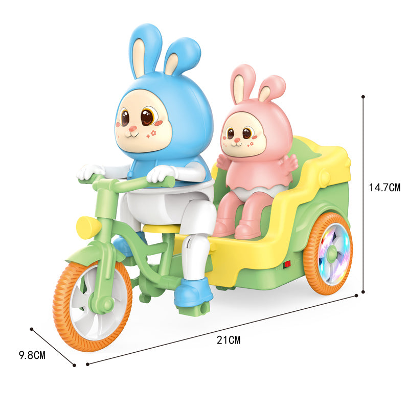 B/O Rabbit Tricycle With Light And Music 2-C Ass'D