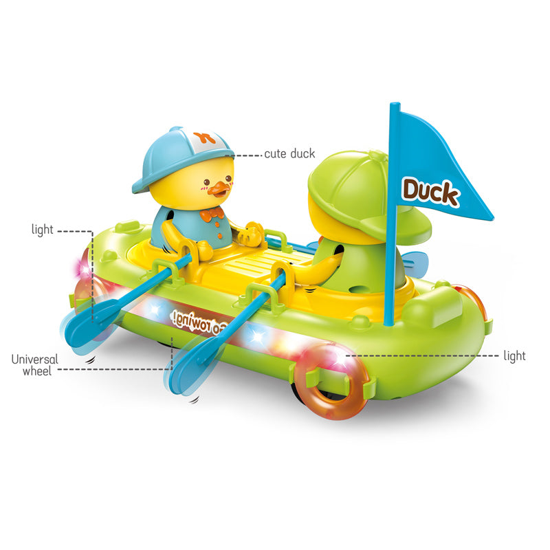 B/O Bump And Go Rowing Boat With Light And Music 2-C Ass'D