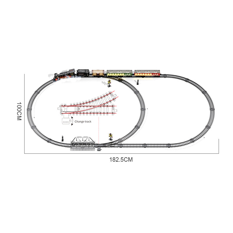 B/O Railway Train With Light And Sound