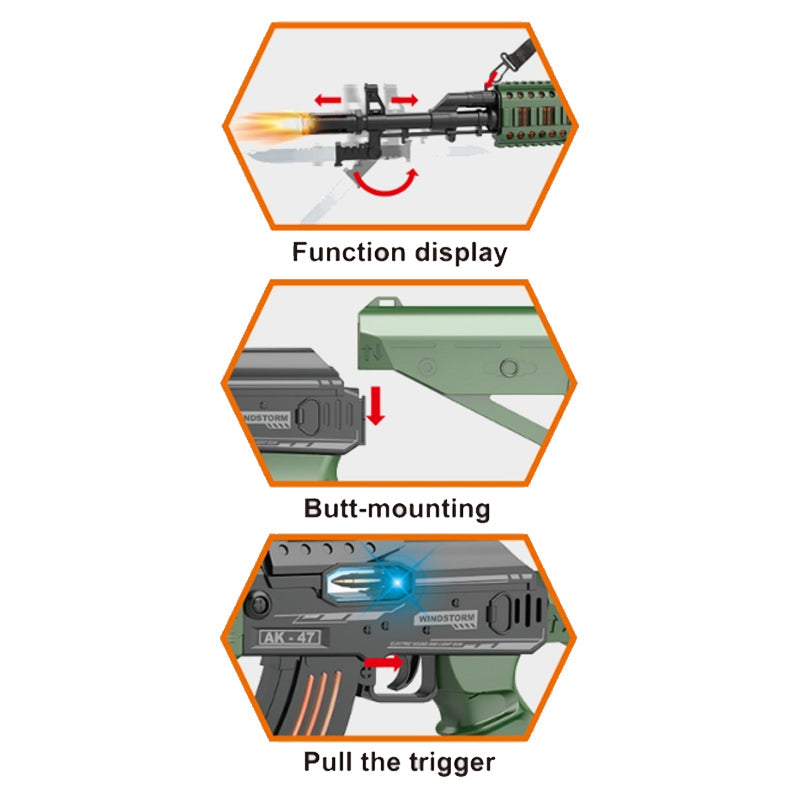 B/O Gun With Light Sound