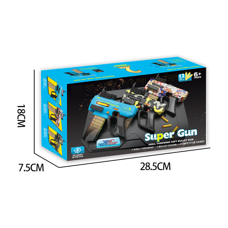 Electric Flywheel Bottom Feed Soft Bullet Gun