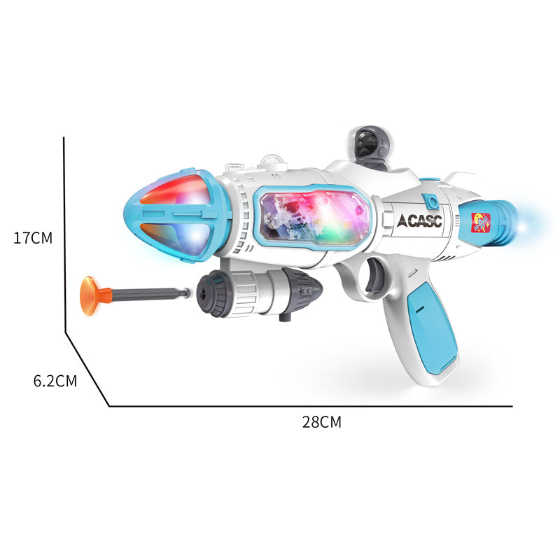 B/O Space Gun With Light And Sound 2-C Ass'D