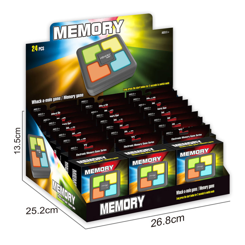 2 In 1 Electric 4 Button Whack A Mole Memory Game Machine