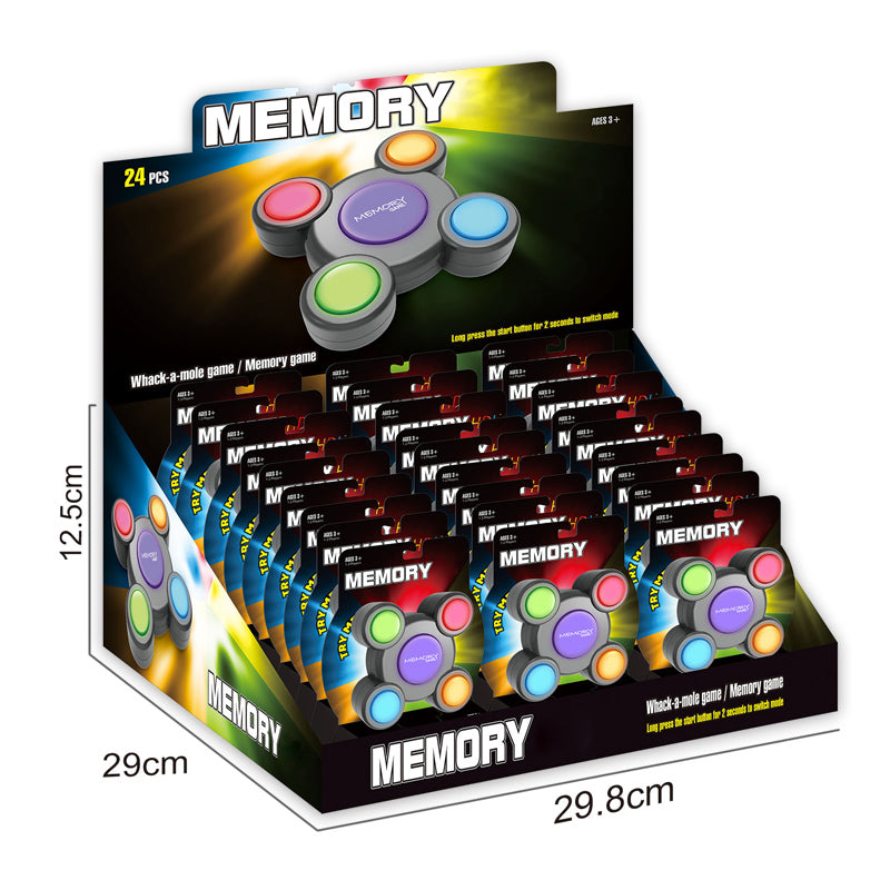 2 In 1 Electric 5 Button Whack A Mole Memory Game Machine