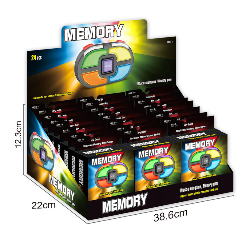 2 In 1 Electric 6 Button Whack A Mole Memory Game Machine
