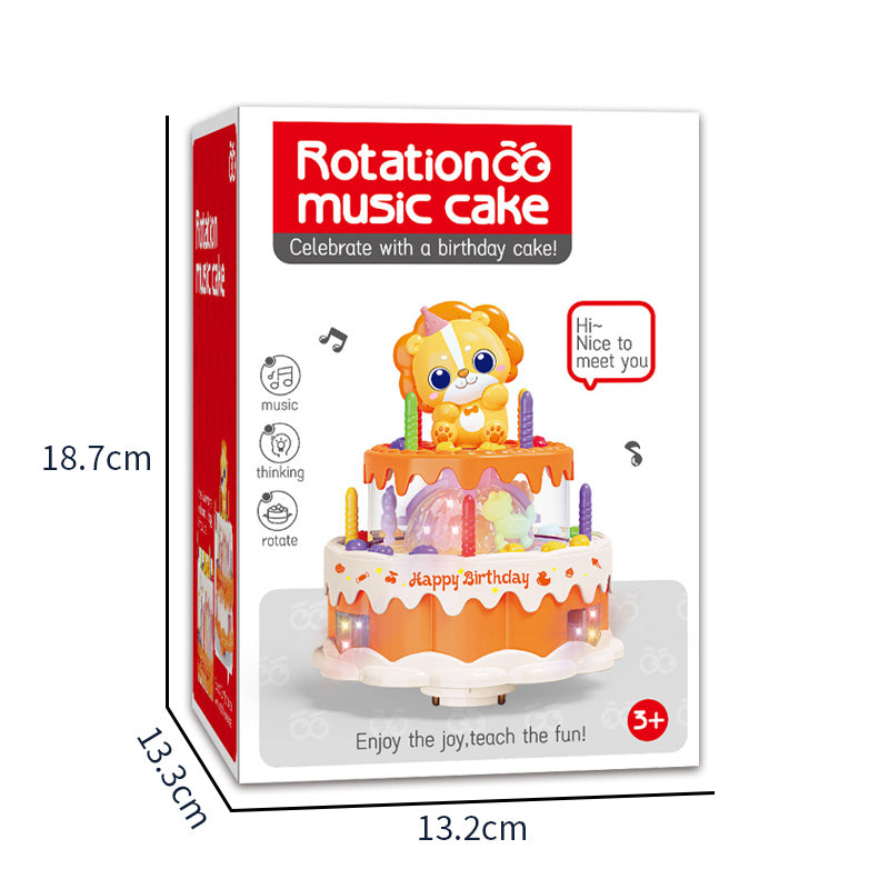 B/O Bump And Go Cake With Light And Music 2-C Ass'D