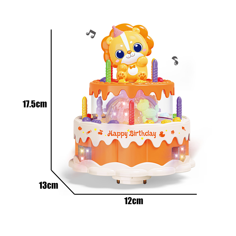 B/O Bump And Go Cake With Light And Music 2-C Ass'D
