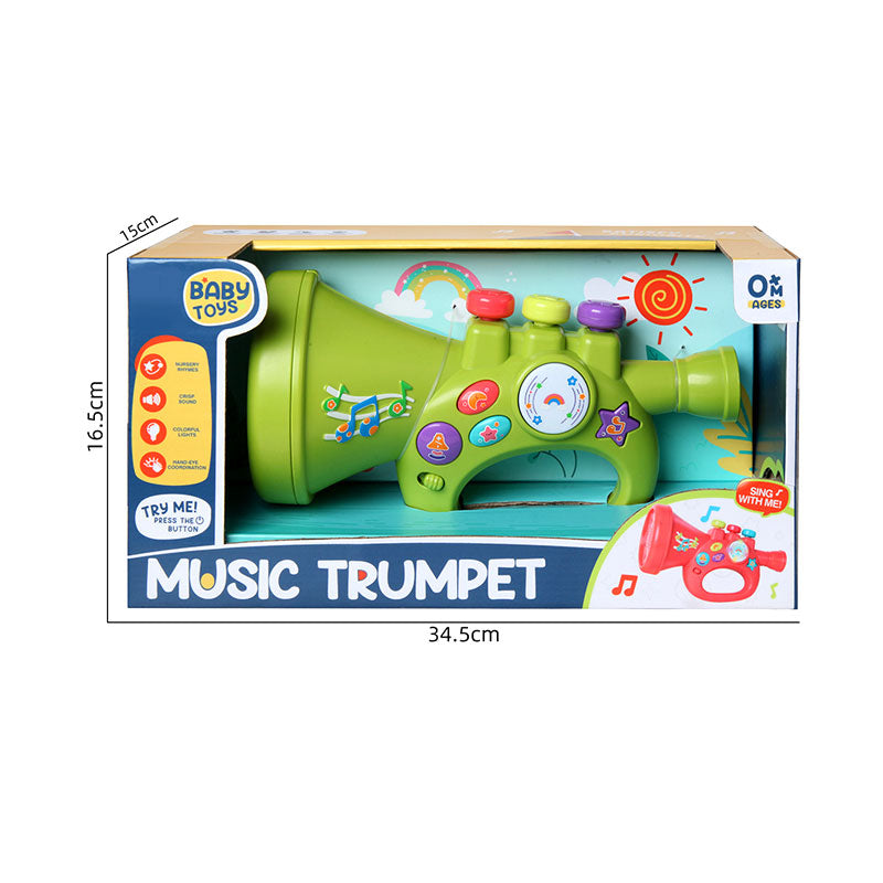 B/O Trumpet With Light And Music 3-C Ass'D