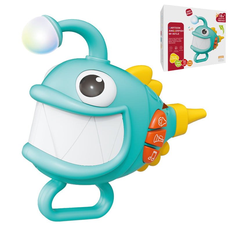 Cartoon Anglerfish Whistle With Light And Music