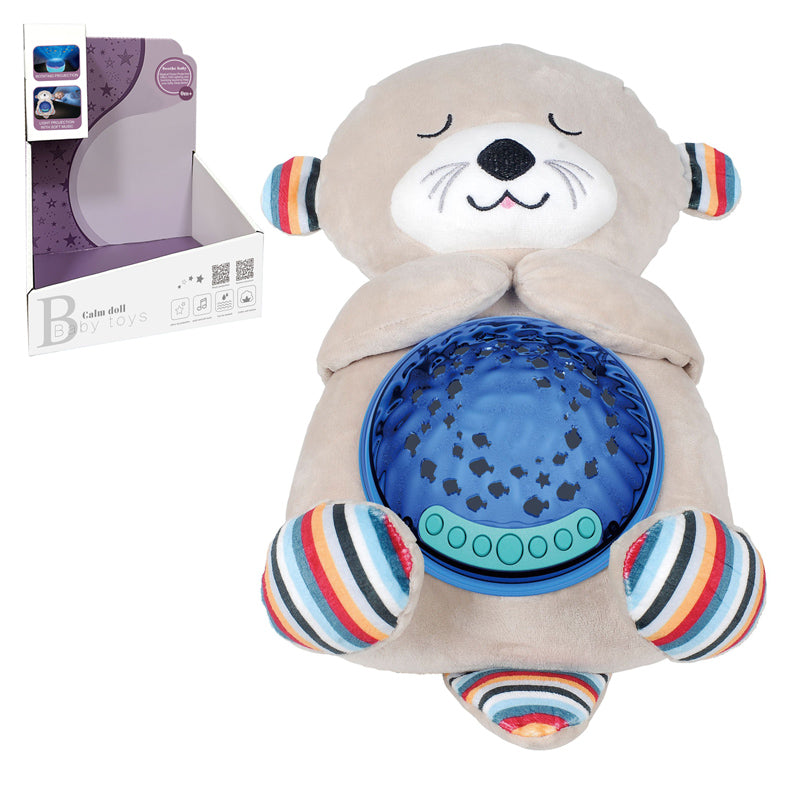 B/O Plush Otter With Music Projection