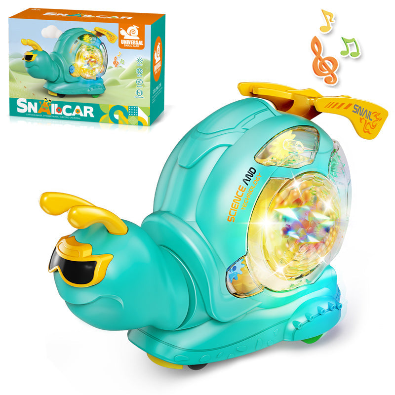 B/O Bump And Go Snail With Light And Music 2-C Ass'D