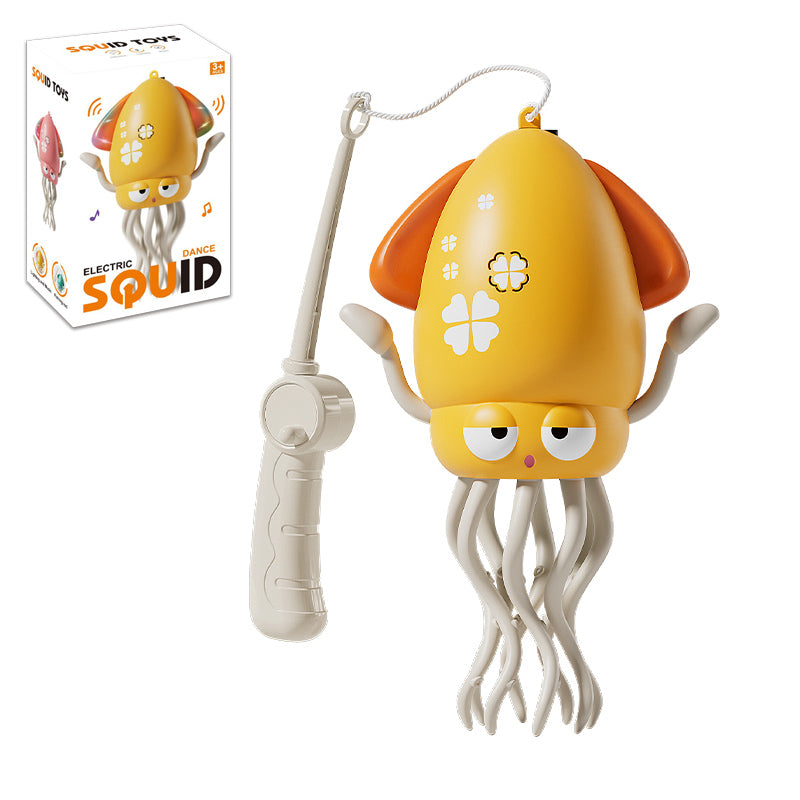 电动感应避障跳舞卡通章鱼/包锂电池,红黄绿三色混装