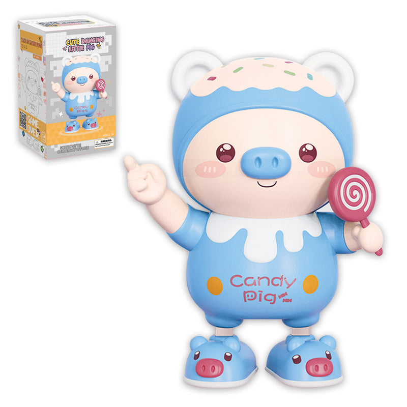 B/O Dancing Pig With Light And Music 2-C Ass'D