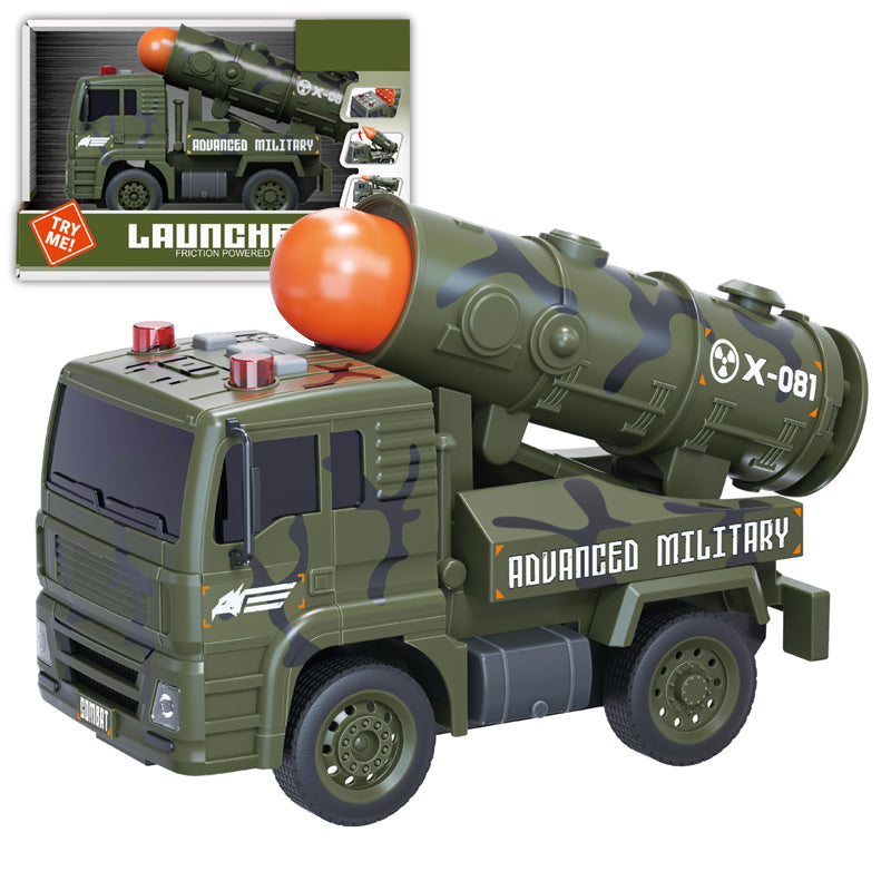 1:20 Friction Military Car Whit Light And Sound