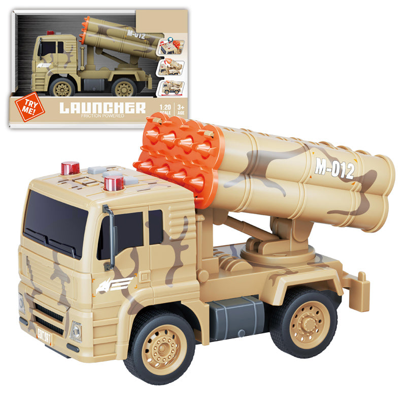 1:20 Friction Military Car Whit Light And Sound