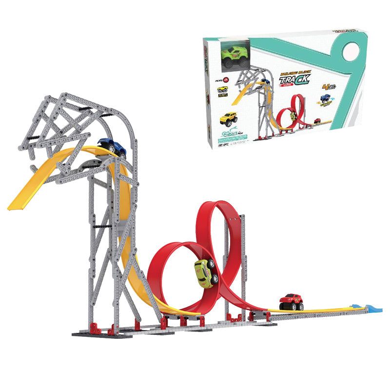 惯性磁力积木轨道车/配1只惯性磁力车