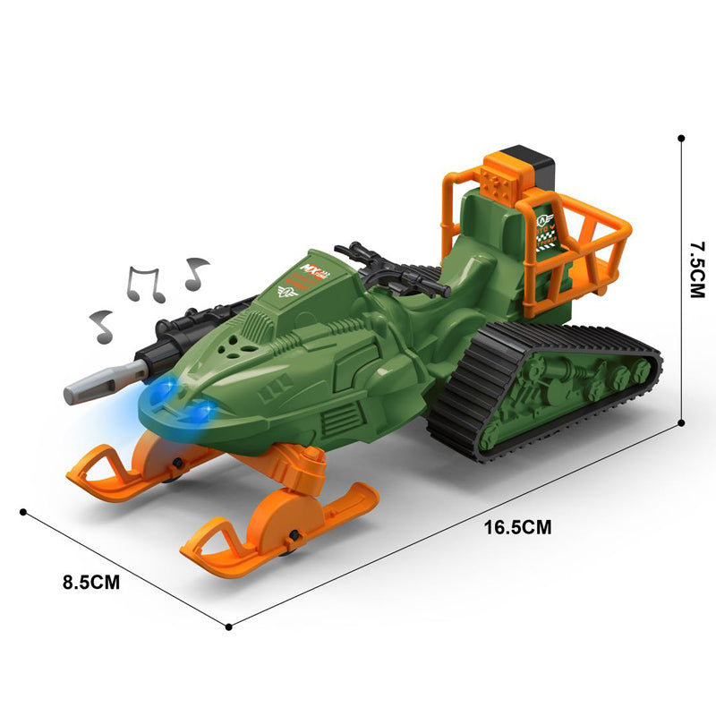 Friction Snowmobile With Light And Music