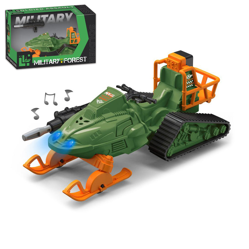 Friction Snowmobile With Light And Music