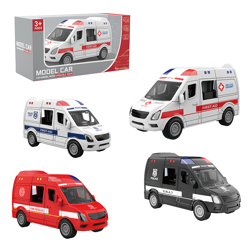 4 Asstd Friction Ambulance