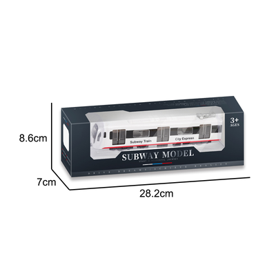 Friction Subway Train With Light And Sound 2-C Ass'D