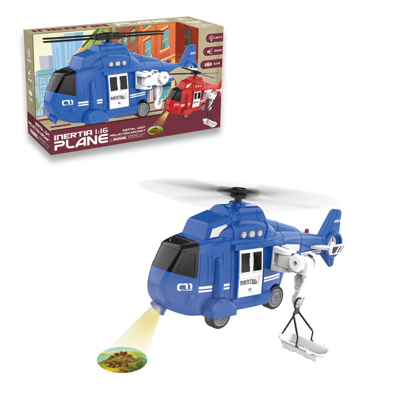 1:16 Friction Police Plane With Light And Sound And Projection