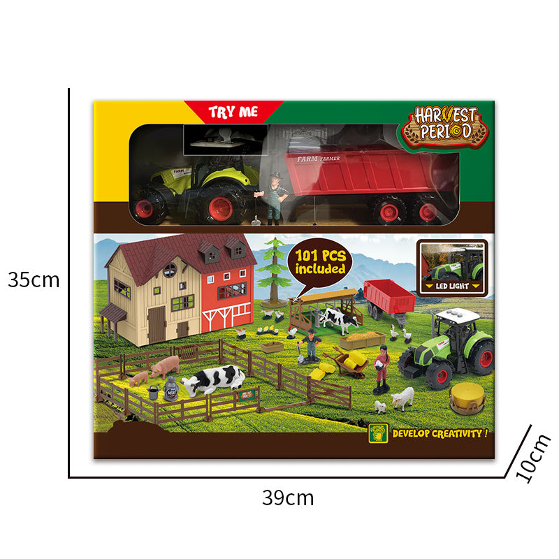Friction Farm Car With Light Sound