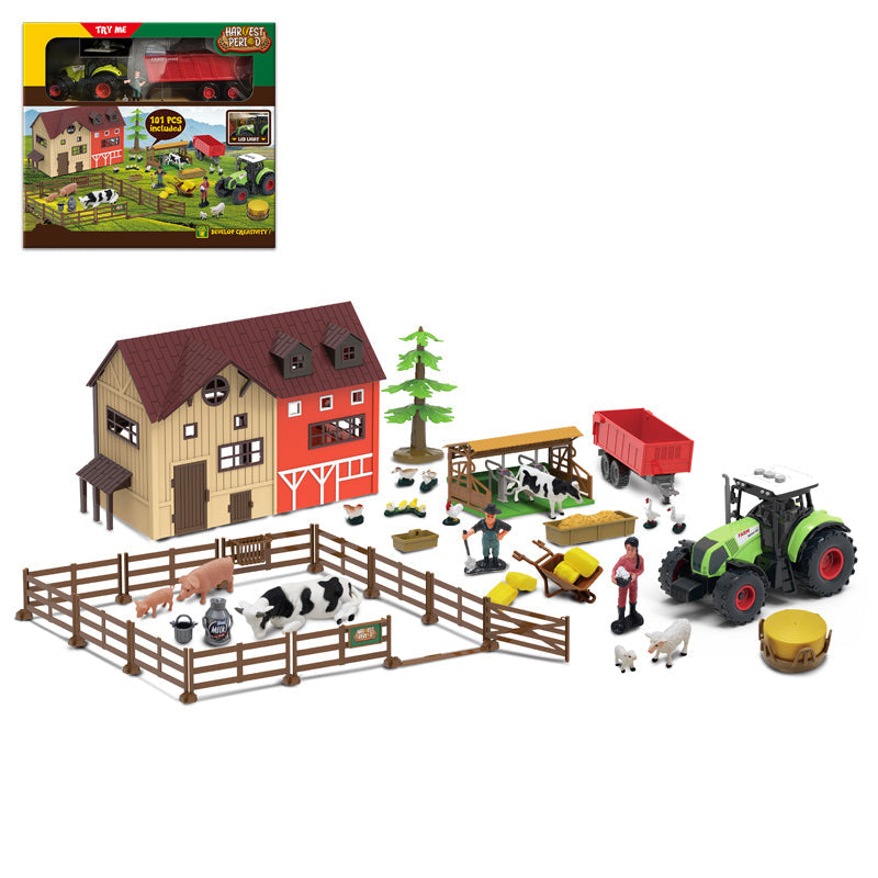 Friction Farm Car With Light Sound