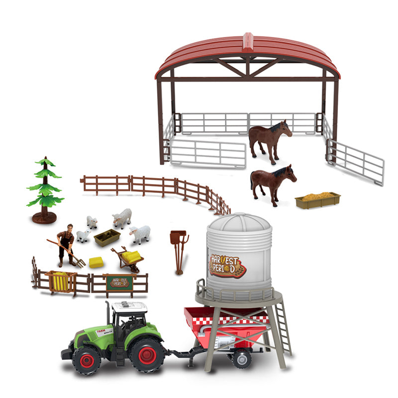 Friction Farm Car With Light Sound