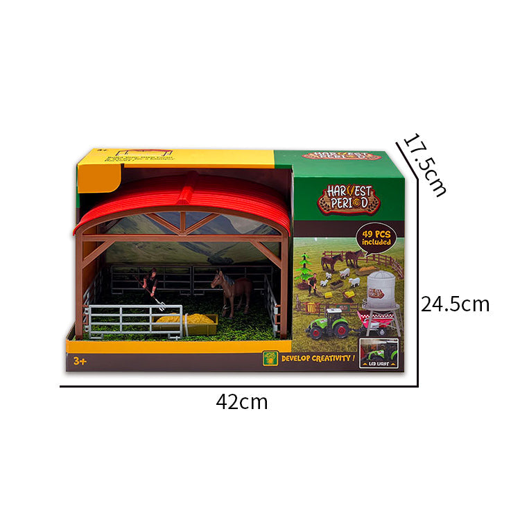 Friction Farm Car With Light Sound