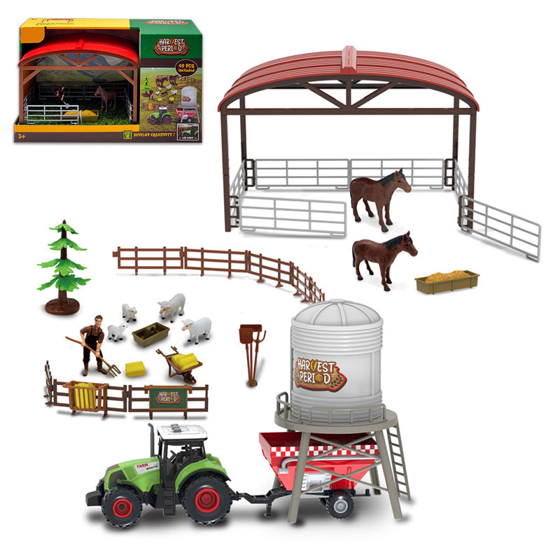 Friction Farm Car With Light Sound