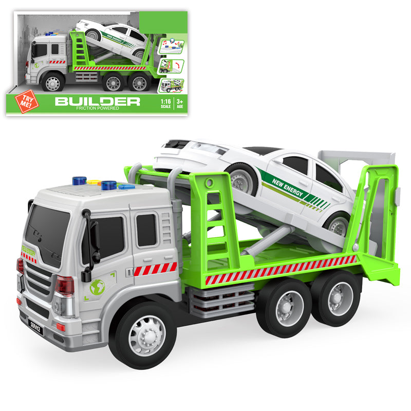 1:16 Friction Truck Whit Light And Sound