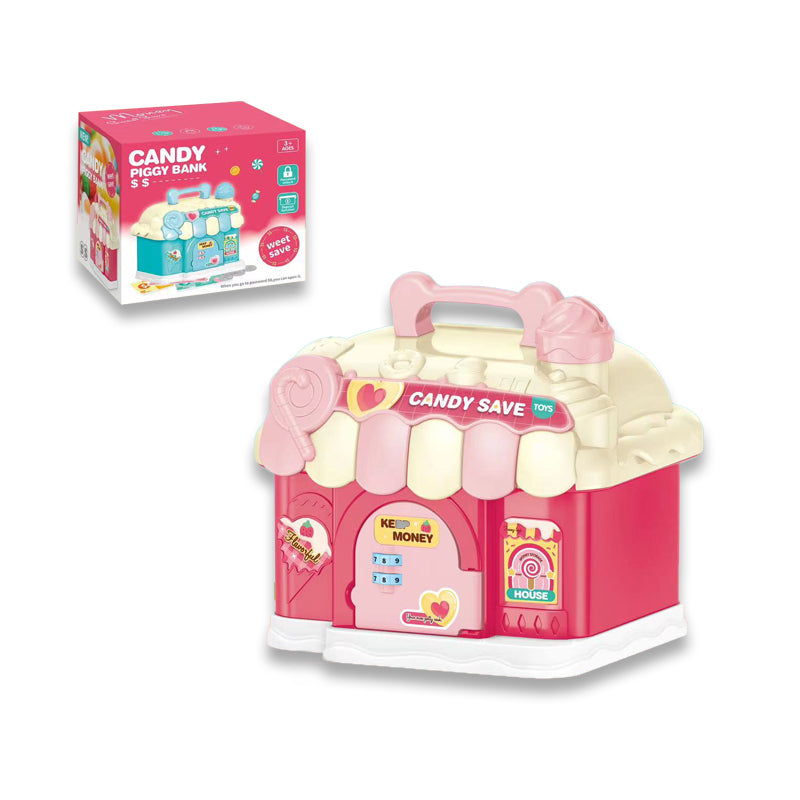 萌趣糖果存钱屋