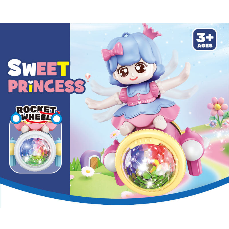 B/O Dazzling Princess With Light 2-C Ass'D