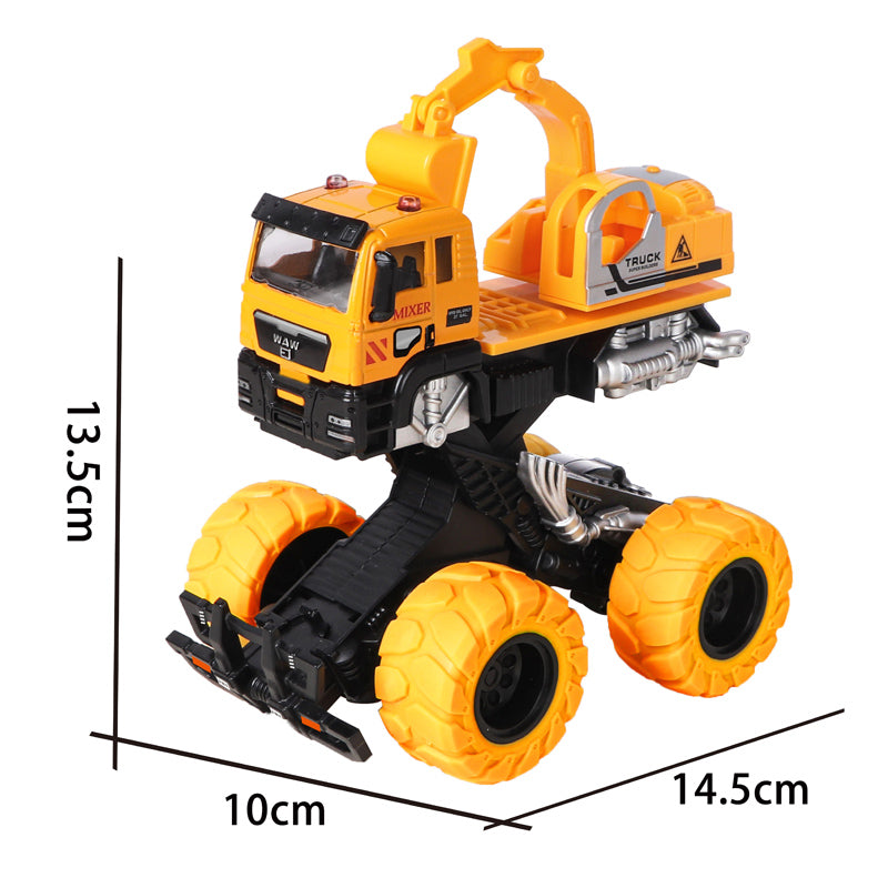 3 Asstd Friction Metal Truck