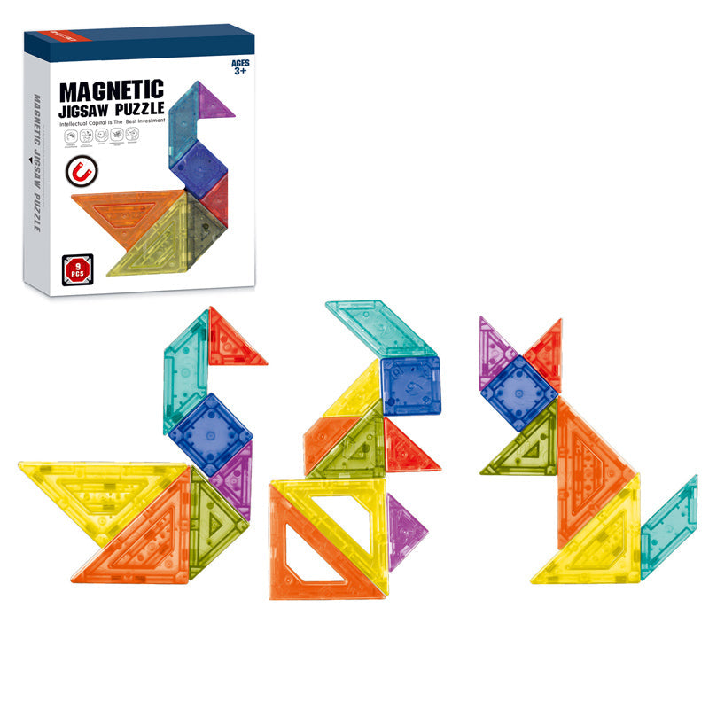 9Pcs Magnetic Jigsaw Puzzle