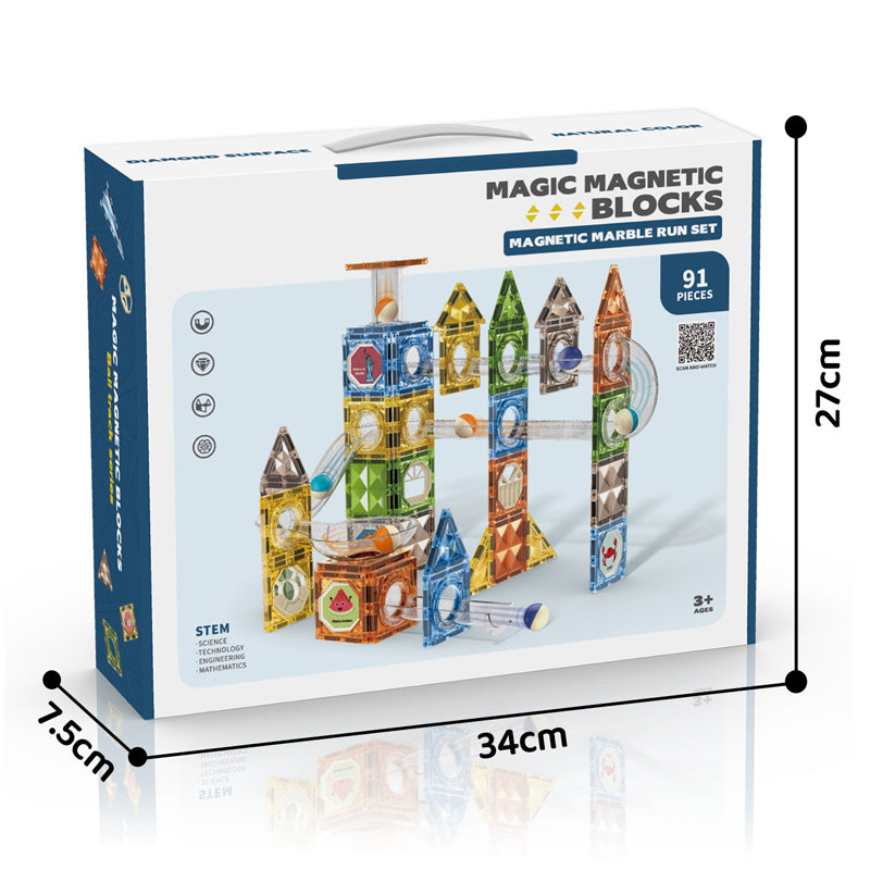 91Pcs Magnetic Block