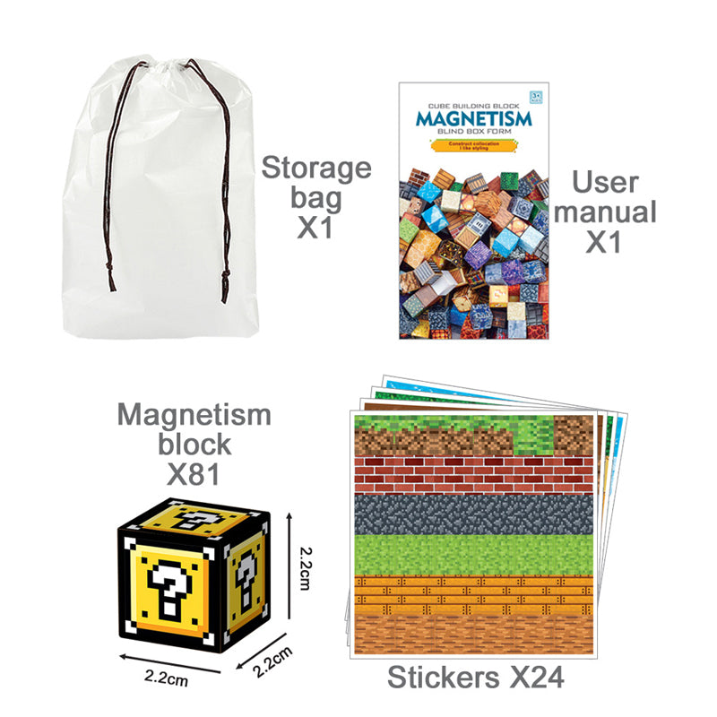 81Pcs Magnetic Blocks