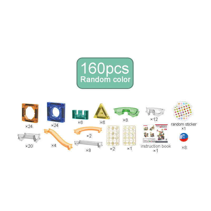 160Pcs Magnetic Blocks