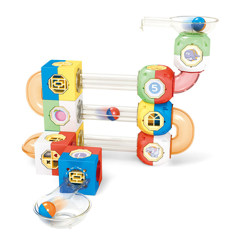 81Pcs Pipe Rolling Ball Building Blocks