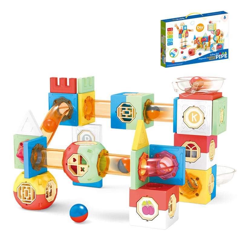 3 In 1 Magnetic Blocks With 79Pcs