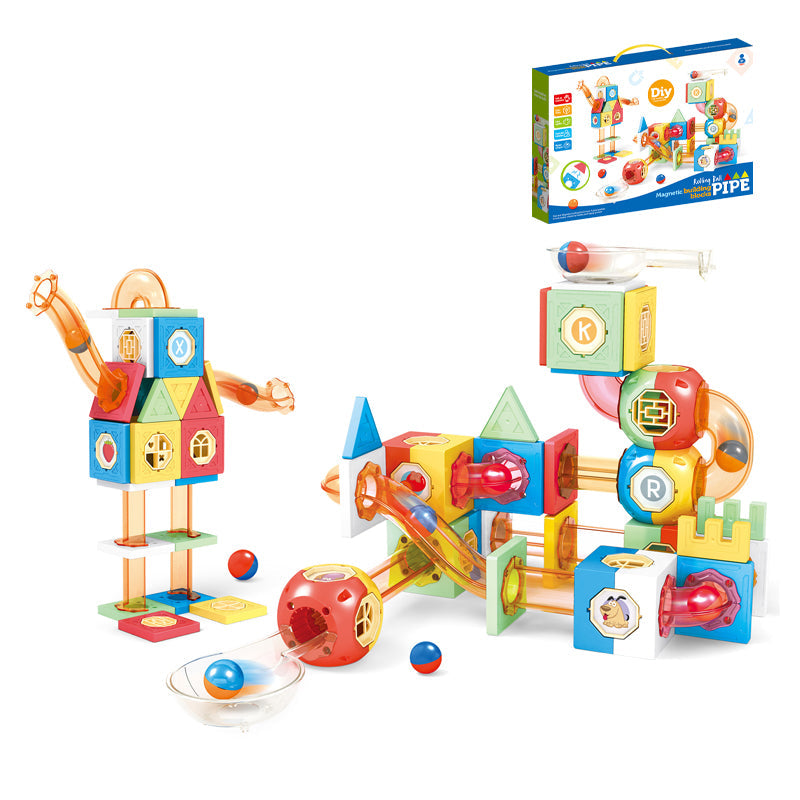 3 In 1 Magnetic Blocks With 111Pcs